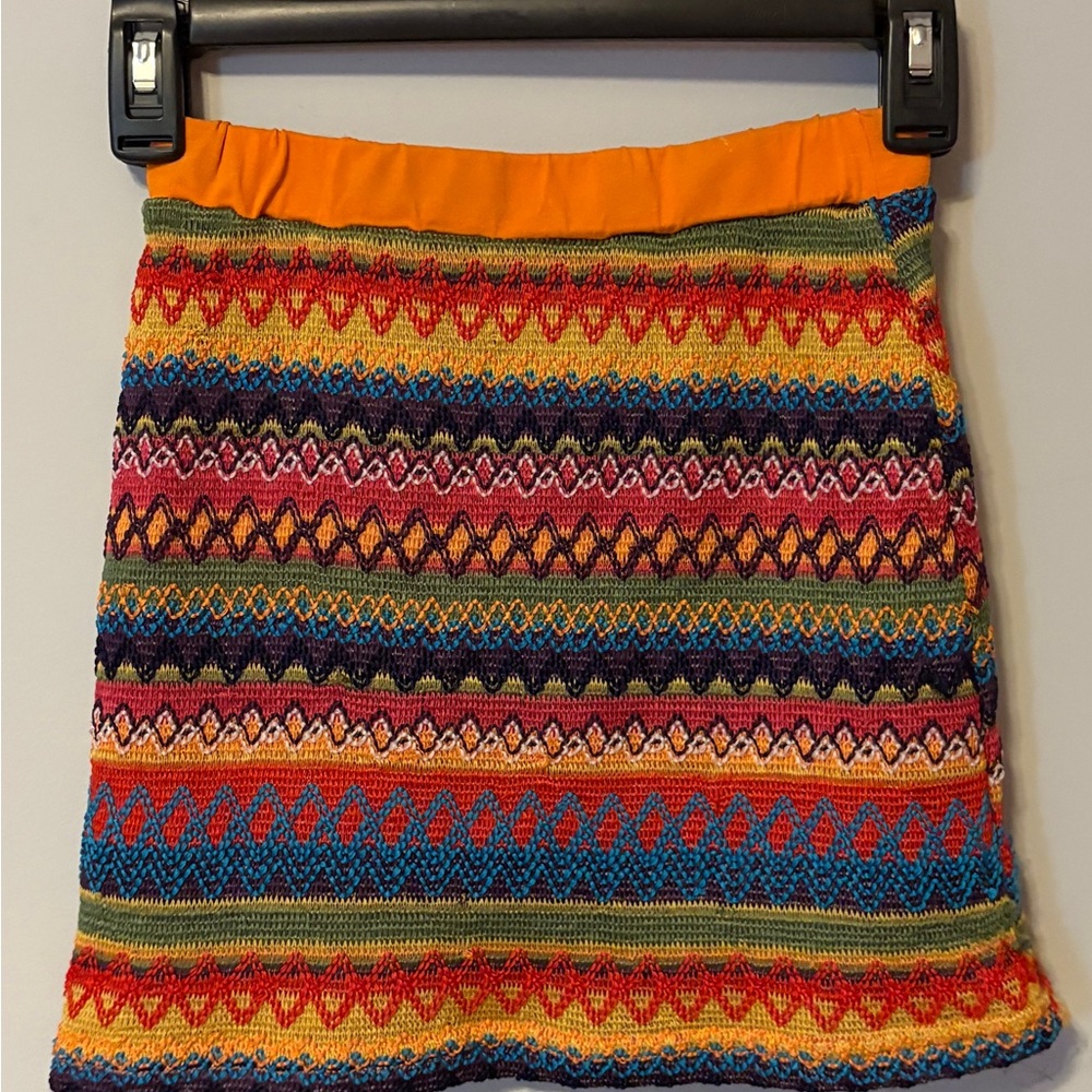 Colorful Patterned Women's Skirt